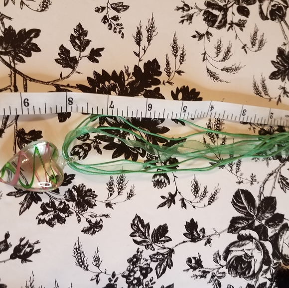 Glass pendant necklace  jo28 - Picture 5 of 5